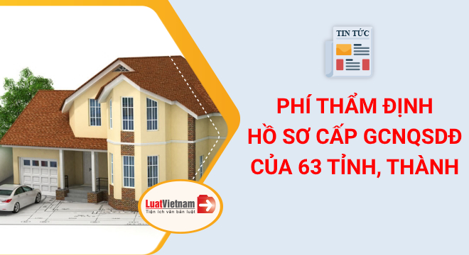 phí thẩm định hồ sơ cấp giấy chứng nhận