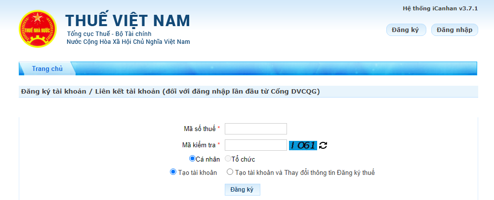 Kê khai thuế thu nhập cá nhân online