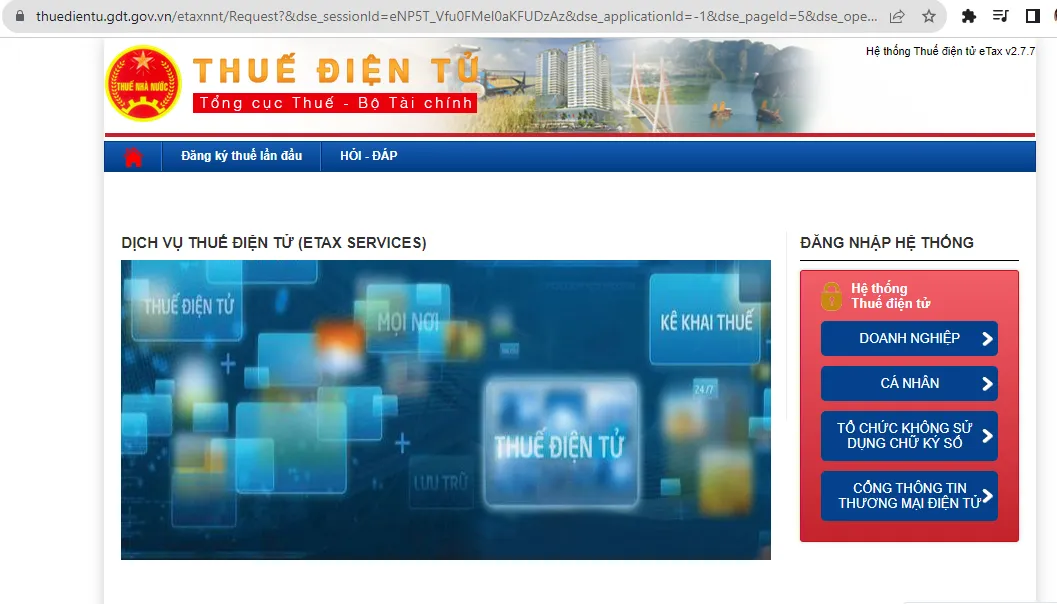 Tra cứu ID thuế trên website của Tổng cục Thuế